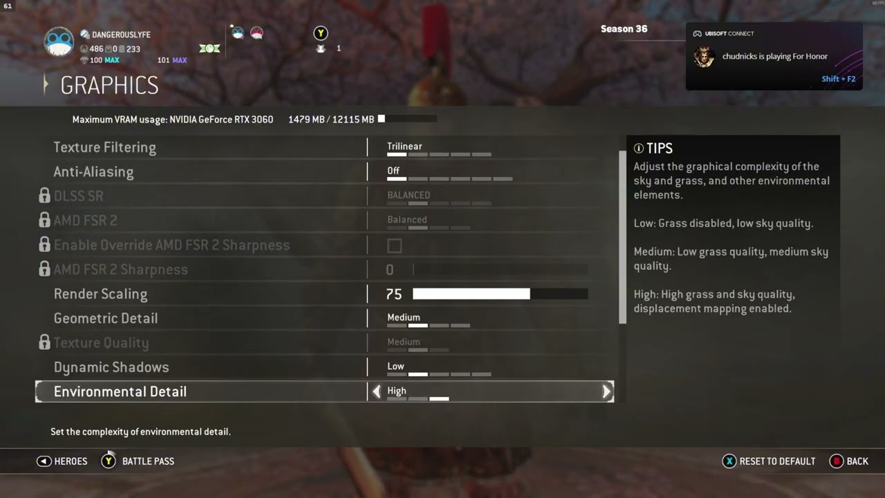 my for honor graphics settings