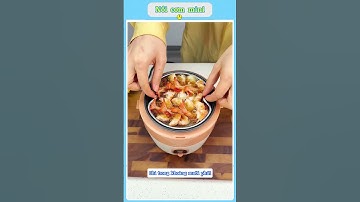 Nồi Cơm Mini - Nấu Cơm Ngon, Gọn Gàng Mọi Lúc 🍚💡  #giadungtienich #xuhuong
