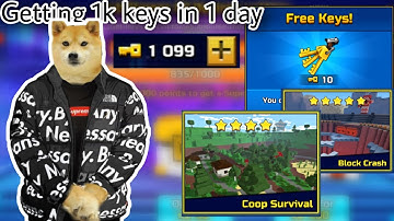 How to get 1000+ Keys in 24 Hours!! 💸 | Pixel Gun 3d