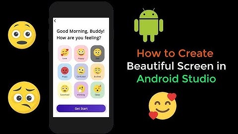 #uiuxXML How to create beautiful morning message screen in android studio using xml.