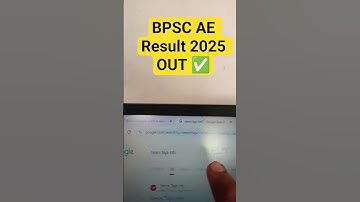🔥BPSC AE Result 2025 ✅ How To Download BPSC Assistant Engineer Result 2025 ❓