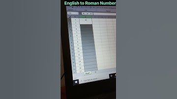 Convert Text / number into Roman Numerals #shorts #exceltips #riddhivinayakcomputer