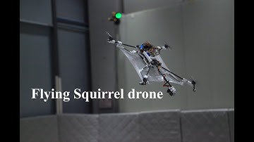 [IROS23] A highly maneuverable flying squirrel drone with controllable foldable wings
