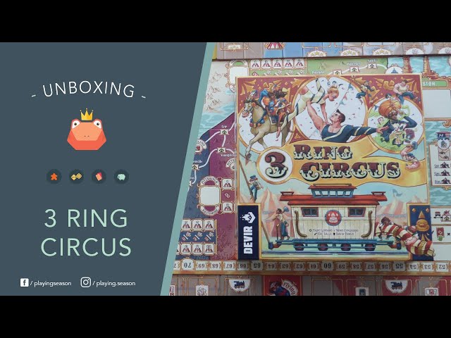 O que tem na Caixa? Unboxing 3 Ring Circus - Novidades - Compara Jogos