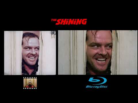 The Shining 1980 35mm Open Matte Vs Blu Ray Here S Johnny Scene