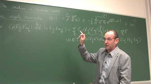 UNM Phys 531 2011   Lec16   Wigner Eckart Theorem Selection Rules 2