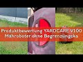 Produktbewertung YARDCARE V100 Mähroboter ohne Begrenzungskabel, mit Vision Navigation, 150 Hinderni