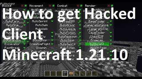 How to get Wurst Hacked Client for Minecraft 1.21.10