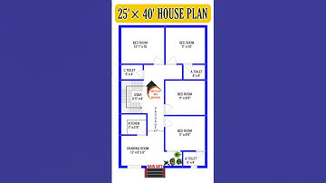 25 x 40 HOUSE PLAN || 4 BHK HOUSE DESIGN || MODERN DESIGN || build my home