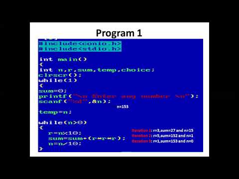 Program to check whether the number is Armstrong or not using infinite while loop