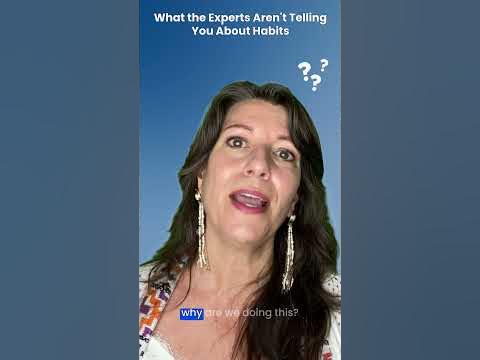 What the Experts Aren't Telling You About Habits #shorts - YouTube