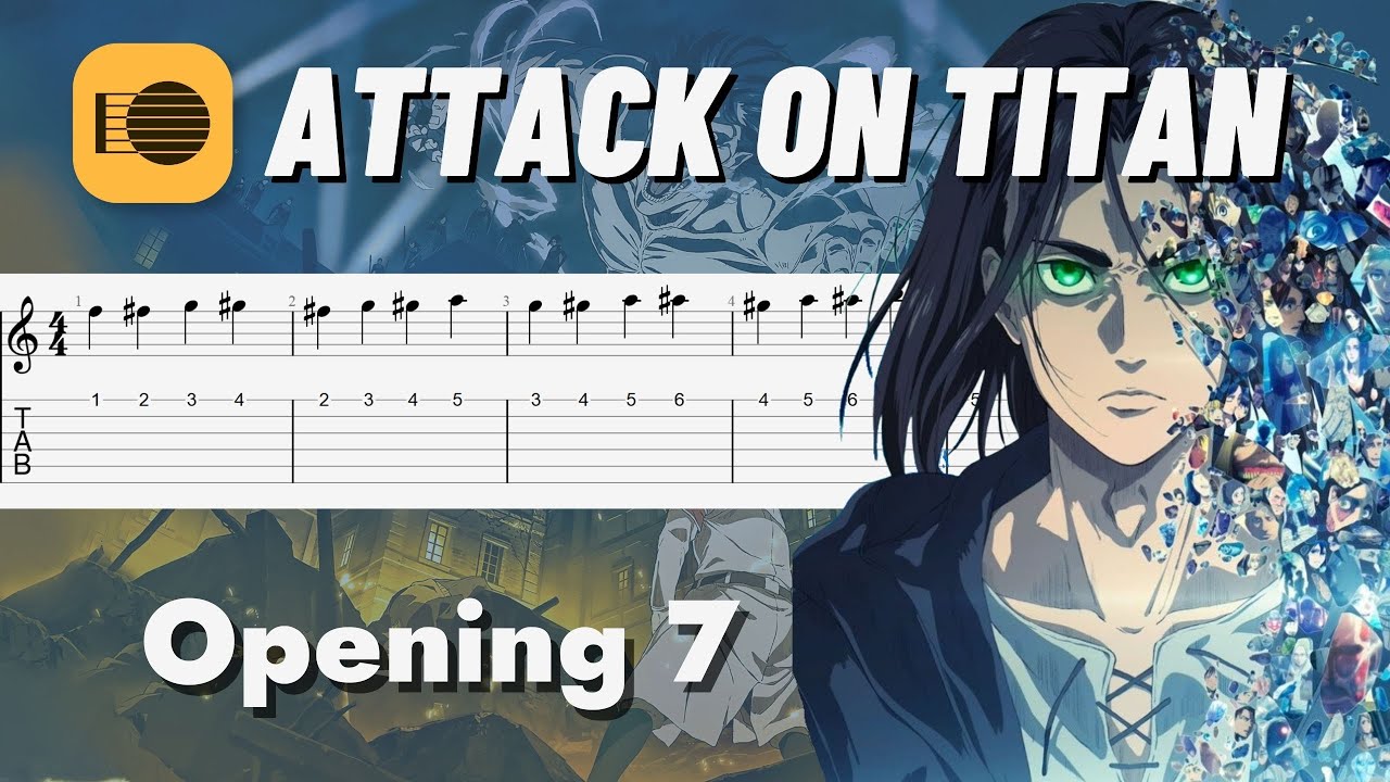 Attack on Titan | Op.7 | The Rumbling | Guitar TAB - YouTube