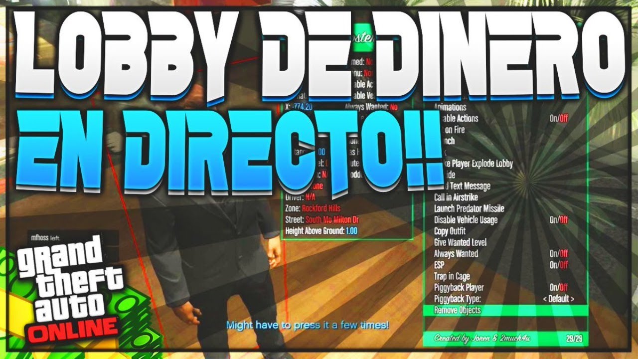 regalando dinero en gta 5 online solo pc YouTube
