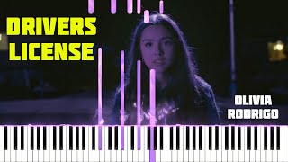 Olivia Rodrigo - drivers license (Piano Tutorial   Sheets)