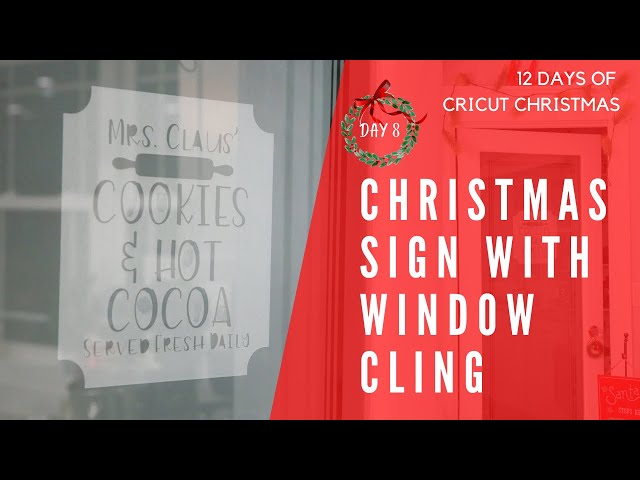 Make Your Christmas Window Decorations With Cricut Design Space 