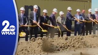 Gov. Moore breaks ground on Sparrows Point Container Terminal