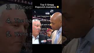 Top 5 Gregg Popovich Moments