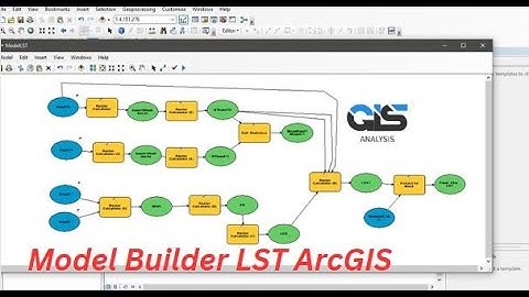 Create Tool for Land surface Temperature Calculation Using Model Builder || ArcGIS || Model Builder