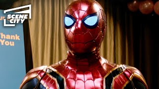 Spider-Man Far From Home Peter Ignores Nick Fury Movie Scene With Captions
