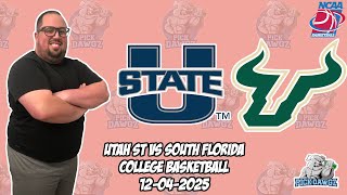 Utah State vs South Florida 12/4/25 Free College Basketball Picks and Predictions | NCAAB Pick