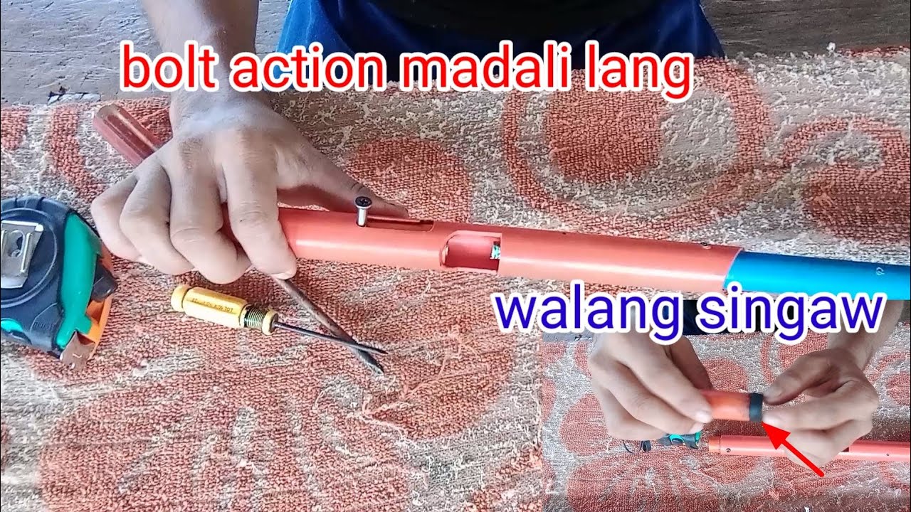 paano gumawa Ng bolt action Ng walang singaw