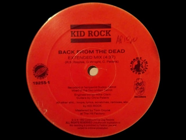 Kid Rock - Back From The Dead (Extended Mix) Club Classic 1992 class=