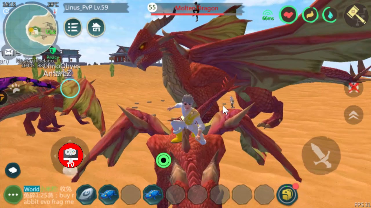 Game 3D Utopia Origin How many Molten Dragon will Respawn After 7 Days