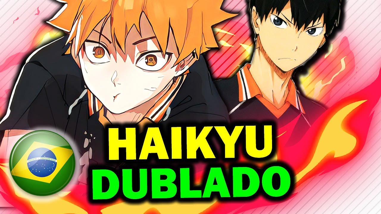 HAIKYUU Dublado Na Crunchyroll Confira Elenco de DUBLAGEM de HAIKYUU 