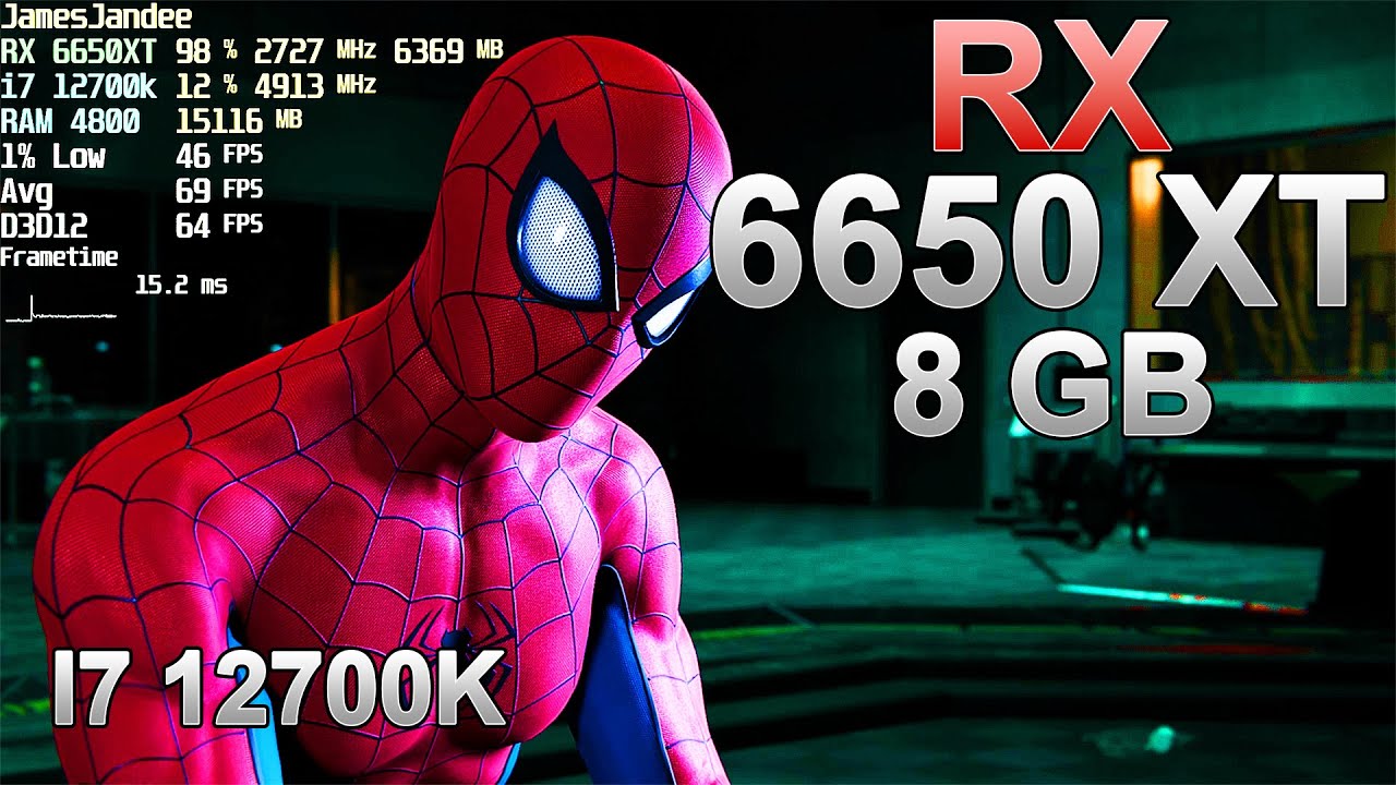 AMD Radeon RX 7800 XT Review - Spider-Man Remastered