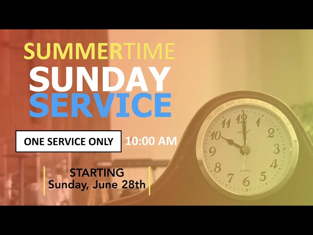 Sunday August 23rd, 2026 Service