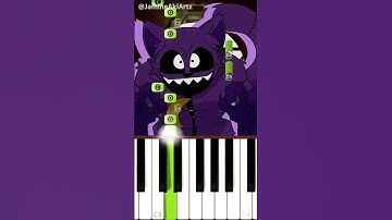 Catnap and Dogday Dance! || Poppy playtime Chapter 3 - EASY Piano Tutorial