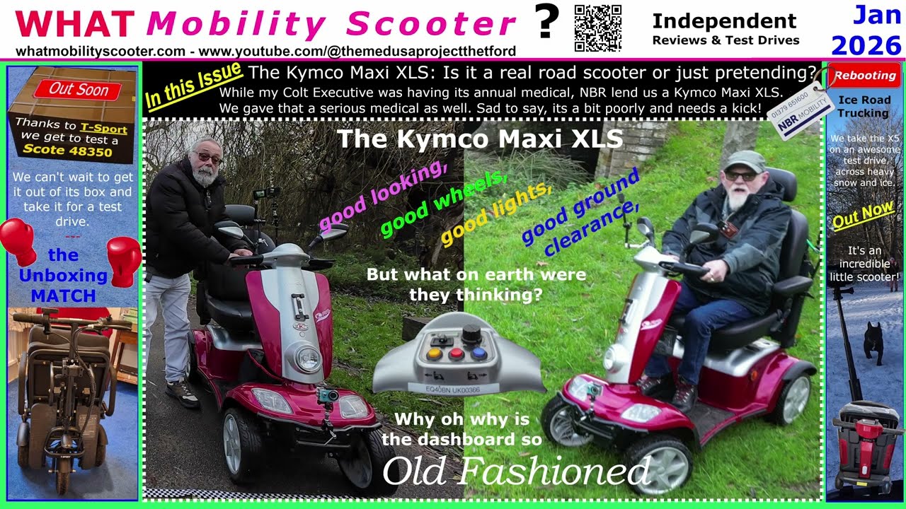 What Mobility Scooter 🛴? We give the Kymco Maxi XLS a serious road test and review
