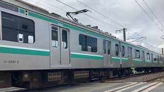 【意外と速い】常磐線E501系10両 高速通過(110km/h)