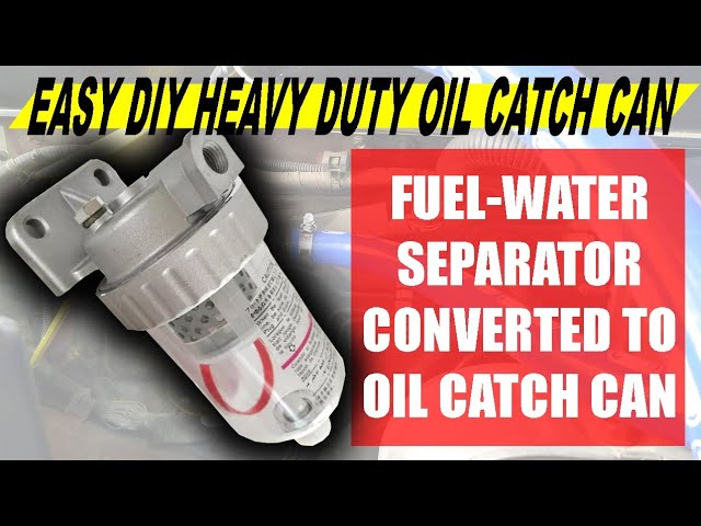 How To Make An Oil Catch Can From Scratch