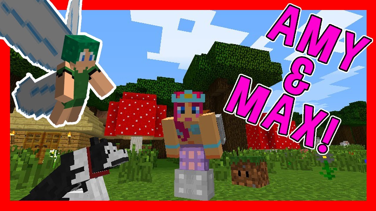 child friendly garden Amy & Max! Ep.4 THE TALKING FAIRY! | Minecraft | Amy Lee33
