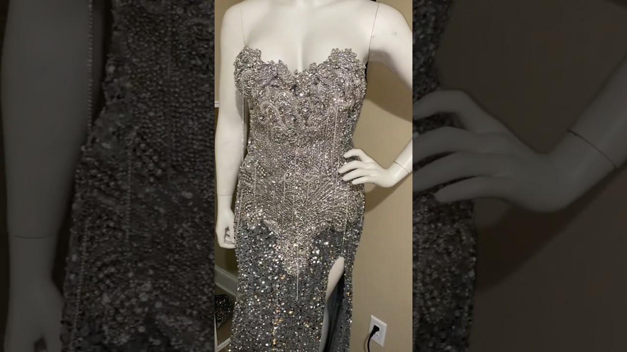 Silver Prom Dress | Glitz on Glam Custom 🩶