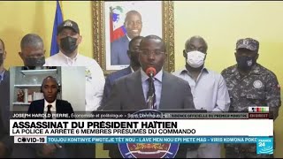 Assassinat du président haïtien : la police a arrêté 6 membres présumés du commando • FRANCE 24
