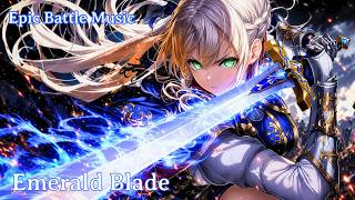 Epic Battle Music - Emerald Blade ⚔ | Dark Rock Mix【1 Hour】