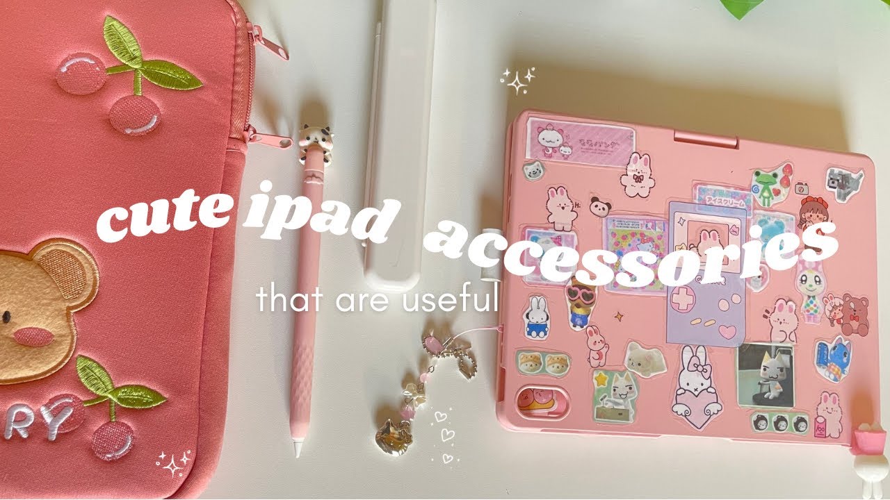 Cute iPad accessories that are actually useful 🎧ྀི♪⋆.✮