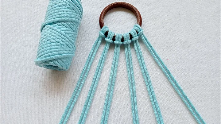 Macrame - Easy Butterfly Design Macrame Plant Hanger - Simple Step By Step Tutorial