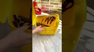 The tool box for blasting empty dishwashing liquid barrels is simple and practical. Storage and