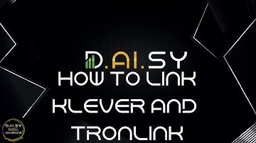 how to link tronlink to klever wallet