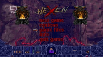 MS-DOS Gameplay - HeXen: Beyond Heretic by Raven Software (1995)