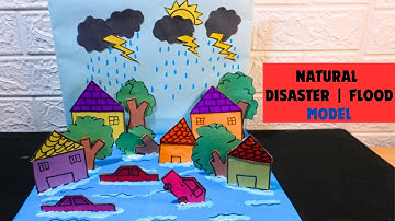 Natural Disaster model | Flood Model | natural disaster project model | Exhibition model for school