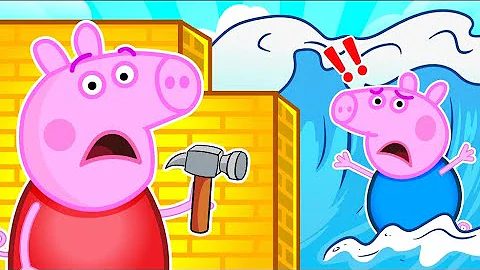 BUILD TO SURVIVE MAX LEVEL TSUNAMI IN ROBLOX!