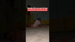 Day 9/30 daily 400 core 8th exercise 40 reps #fitindia #womenfitness