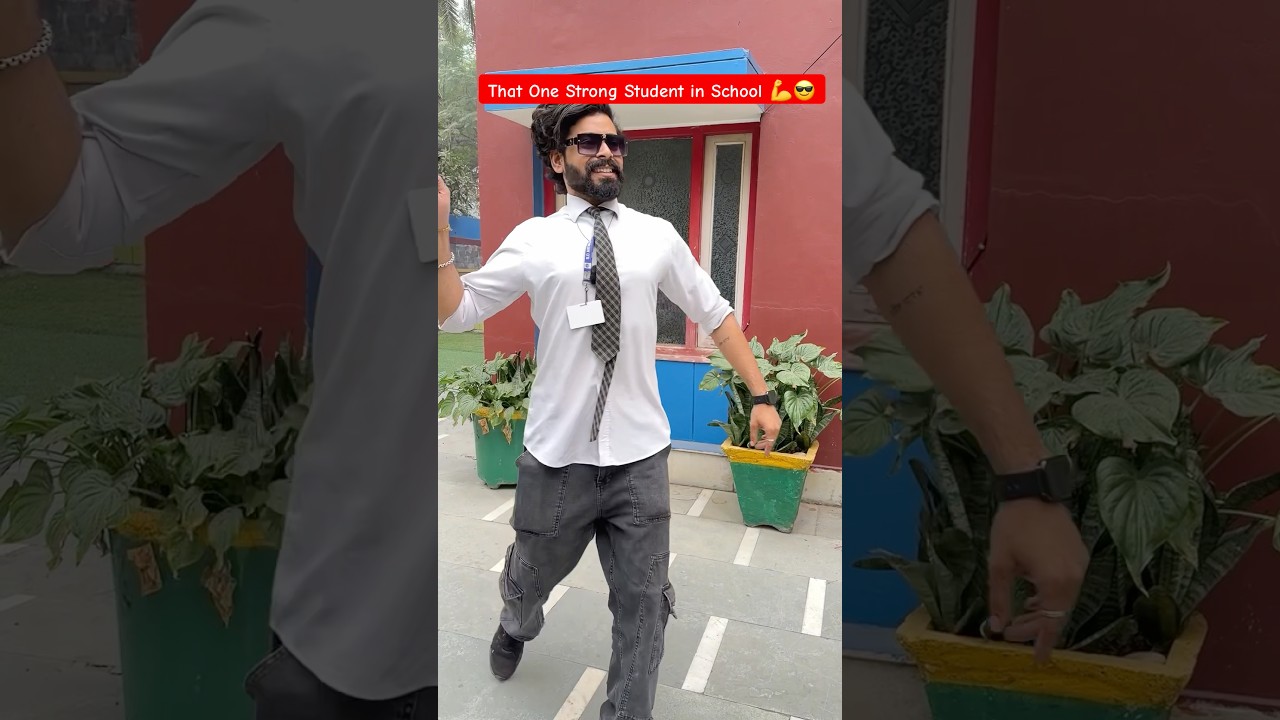 That one Strong Student in School 🤣 #shorts #teratrigun #comedy #schoolstudent #teachercomedy