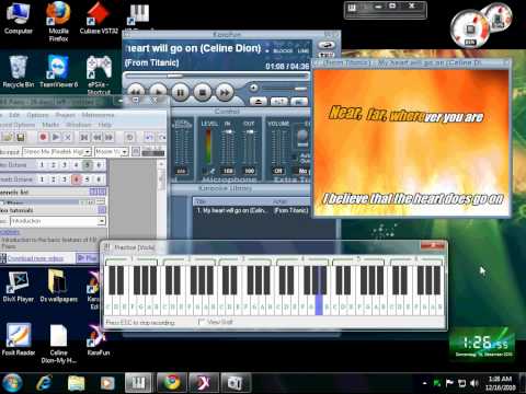 Virtual KB piano "my heart will go on-Titanic".avi