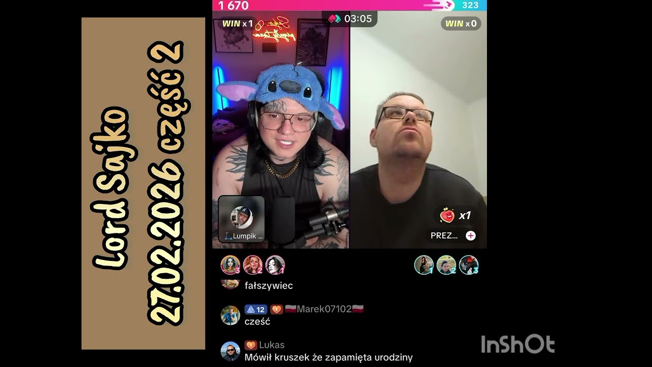 Lord Sajko (27.02.2026 część 2) #live #tiktok #dlaciebie 