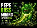 PEPE Mining Profit Surge 🚀 | Boss Software Dashboard &amp; Bot Access